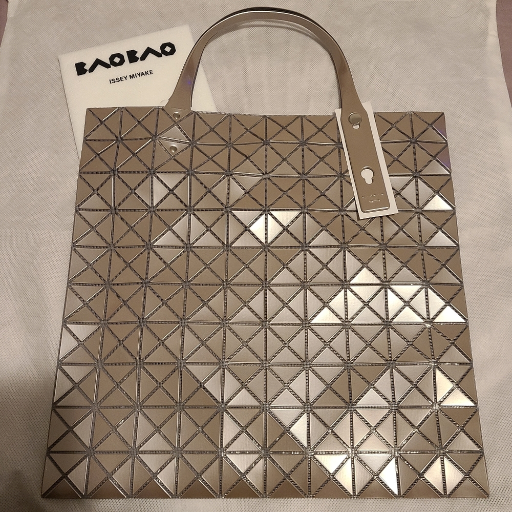 Bao Bao Issey Miyake Prism Metallic Tote - Beige